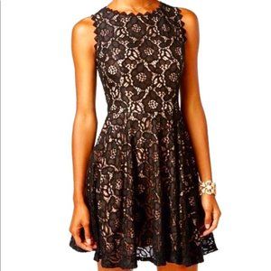 EUC! City Studio Black Lace Mini Dress